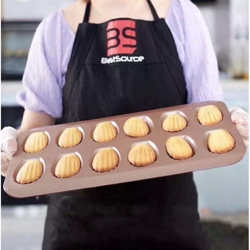 Khuôn nướng bánh hình sò 12 ô hiệu Unibaker