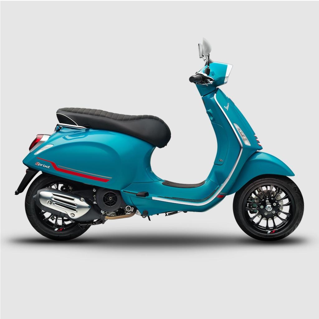 Xe Tay Ga Vespa Sprint S 125 Màu Xanh Da Trời Blue Audace