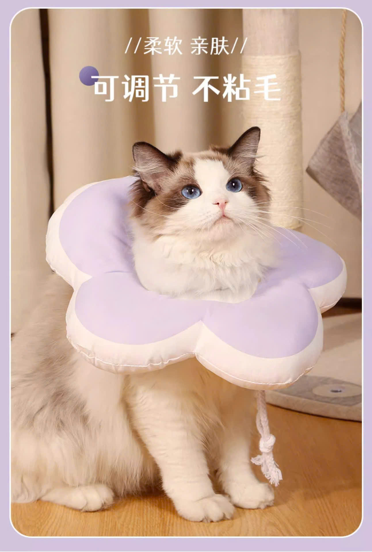 VÒNG CỔ THÚ CƯNG VÒNG CỔ LOA CHỐNG LIẾM CHO THỎ CHÓ MÈO BÔNG HOA DỄ THƯƠNG TỪ 0.5-5.5KG MÃ 10 CHO CHÓ MÈO THỎ