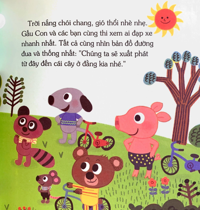 Gấu Con Tinh Nghịch: Cạnh Tranh Và Đoàn Kết - Mình Sẽ Về Đích Đầu Tiên !