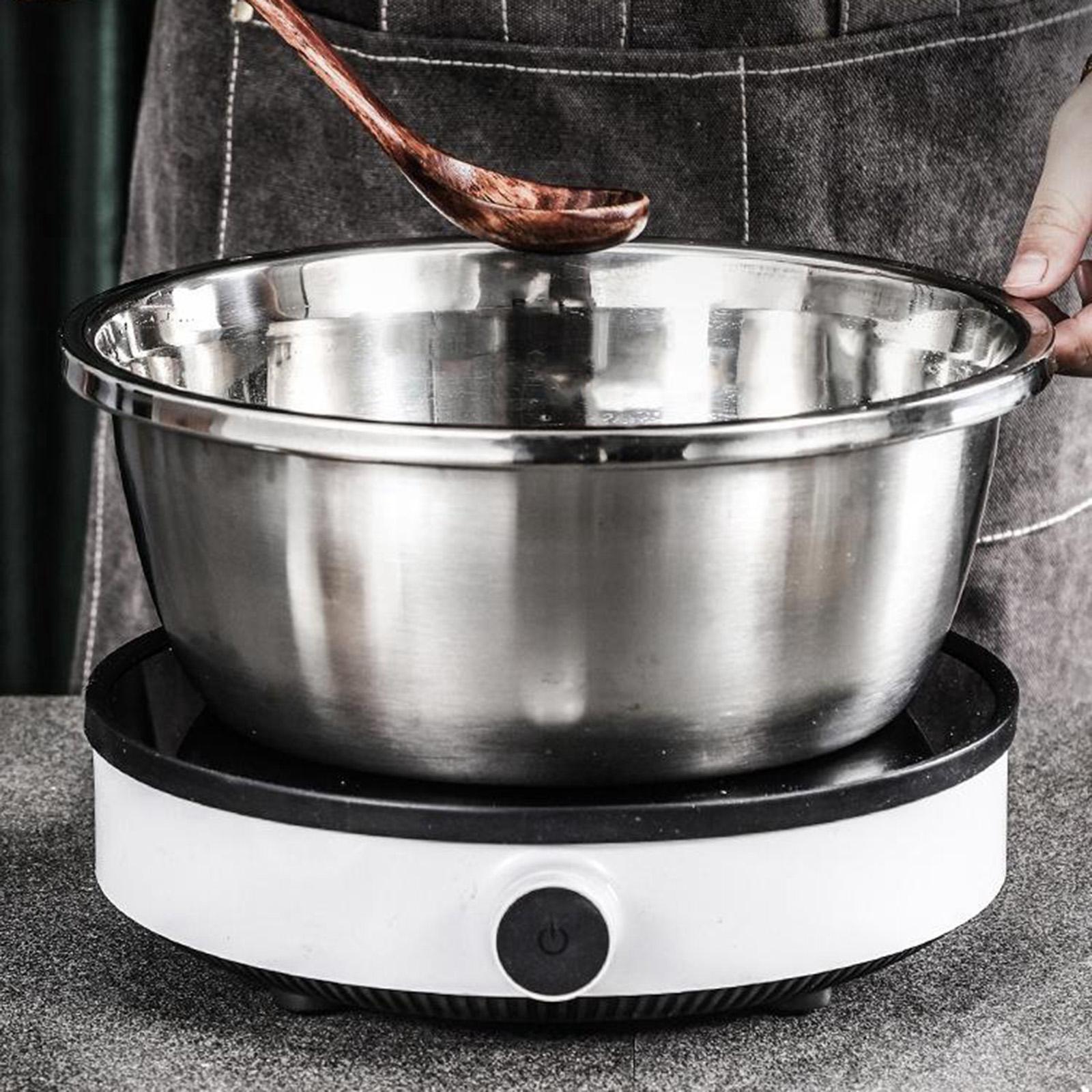 2 Set Stainless Steel Basin Kitchen Colander Grater Salad Maker Bowl