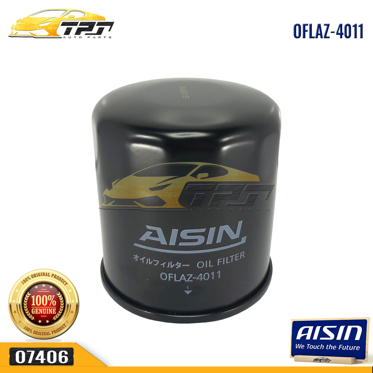 Lọc Nhớt Lọc dầu động cơ xe Nissan Sunny - Nissan Tida [OFLAZ-4011] JAPAN-[AISIN]