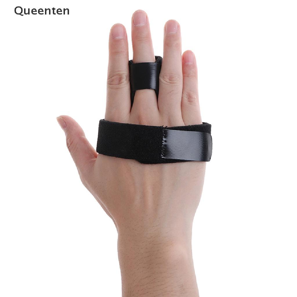 Queenten Adjustable Finger Splint Brace Trigger Finger Support Fracture Fix Pain Relief QT