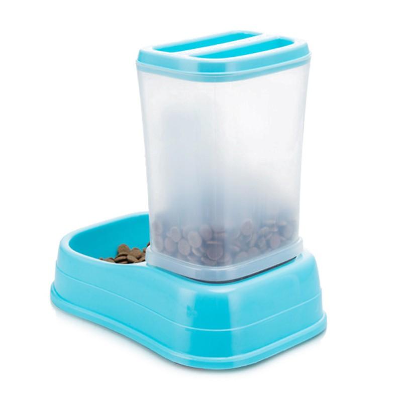 Bát ăn tự động cho chó mèo Kún Miu 0111 chất liệu nhựa (Automatic Pet Feeder)