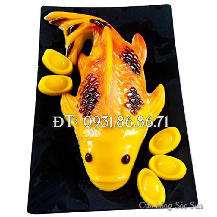 Khuôn 3 con cá chép loại 25 cm - Mã số 1745