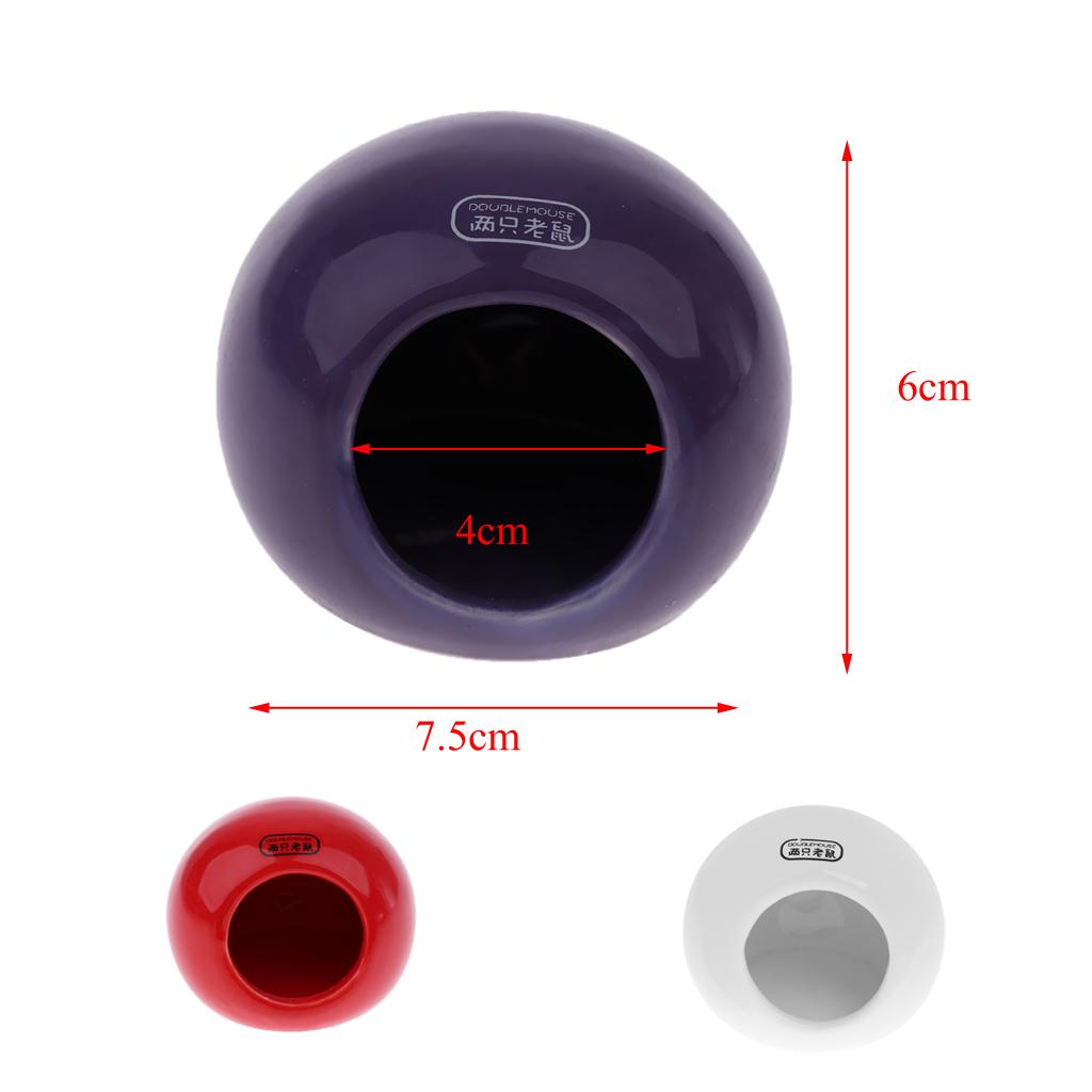 Small Animal Ceramic Sleep Bed Hamster House Cage Nest Bird Ferret Purple