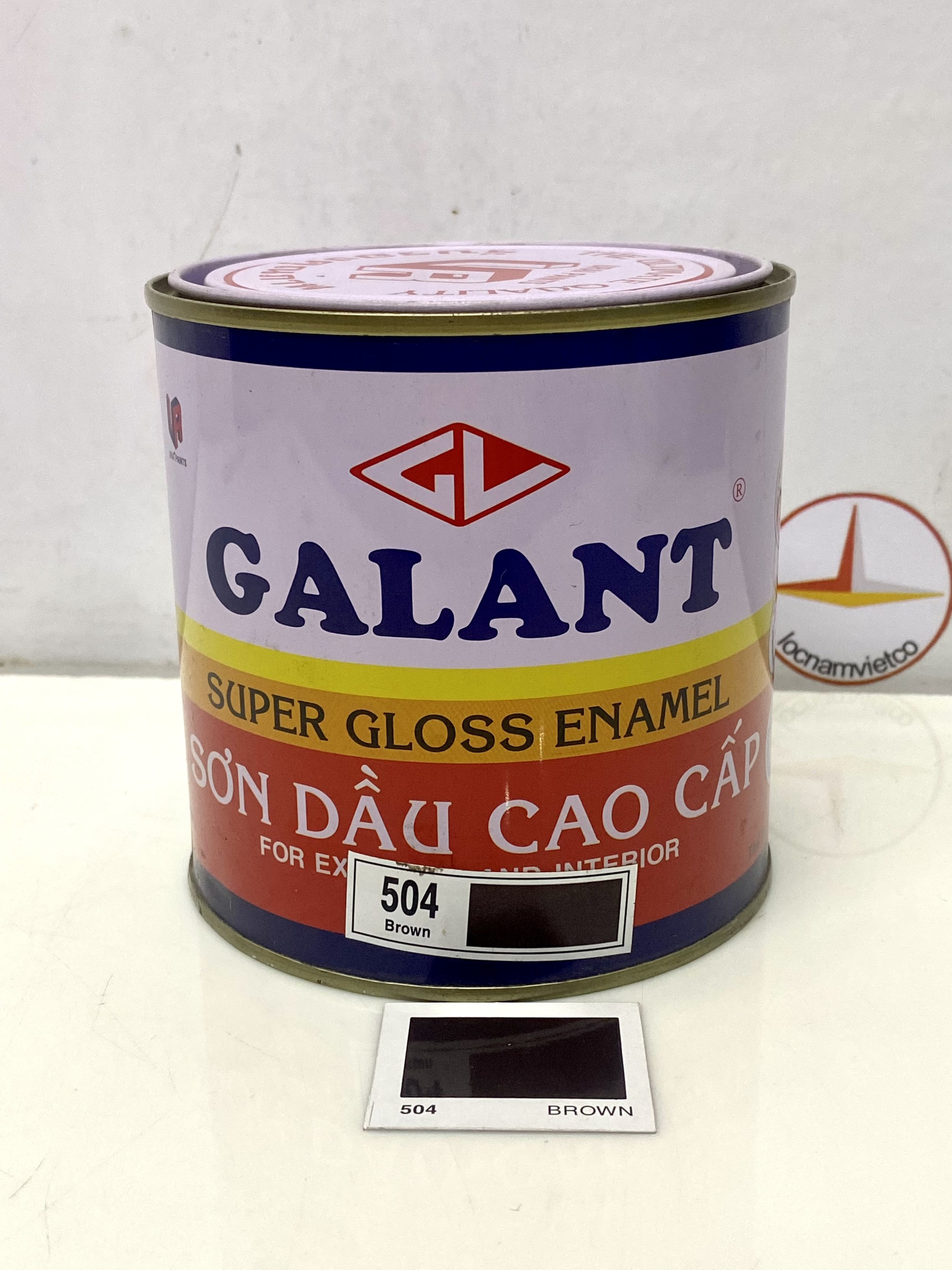 Sơn dầu Galant màu nâu Brown 504 _ 0.8L