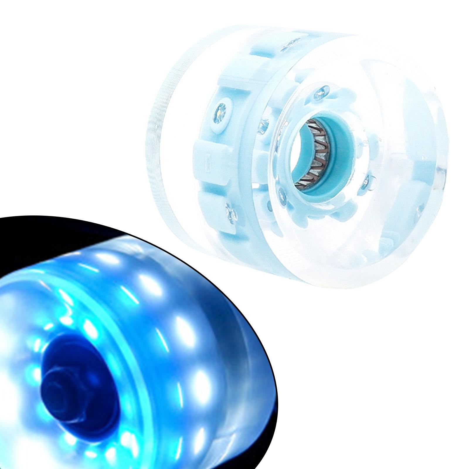 Light up Roller 78A Hardness Replacement Skateboard Wheels for Skate Board Blue
