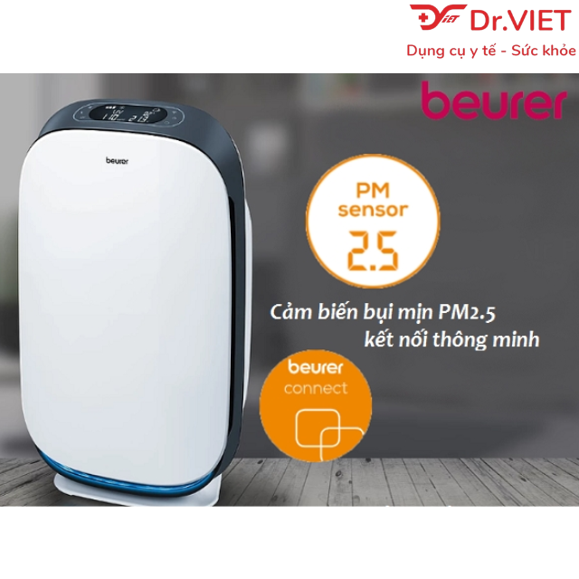 Máy lọc không khí Beurer LR500 Hàng chính hãng- Công nghệ hiện đại HEPA với khả năng lọc bụi vi khuẩn đến 99%, bảo hành 24