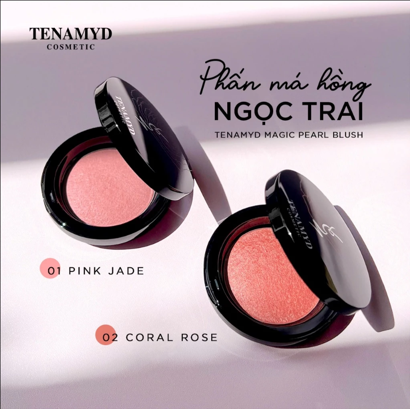Phấn má hồng ngọc trai TENAMYD Magic Pearl Blush 10g