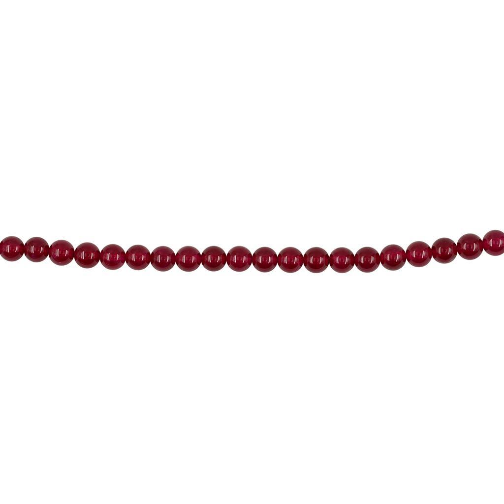 8mm Natural Smooth  Red Jade Round Loose Beads Strand 15'' Jeweelry DIY