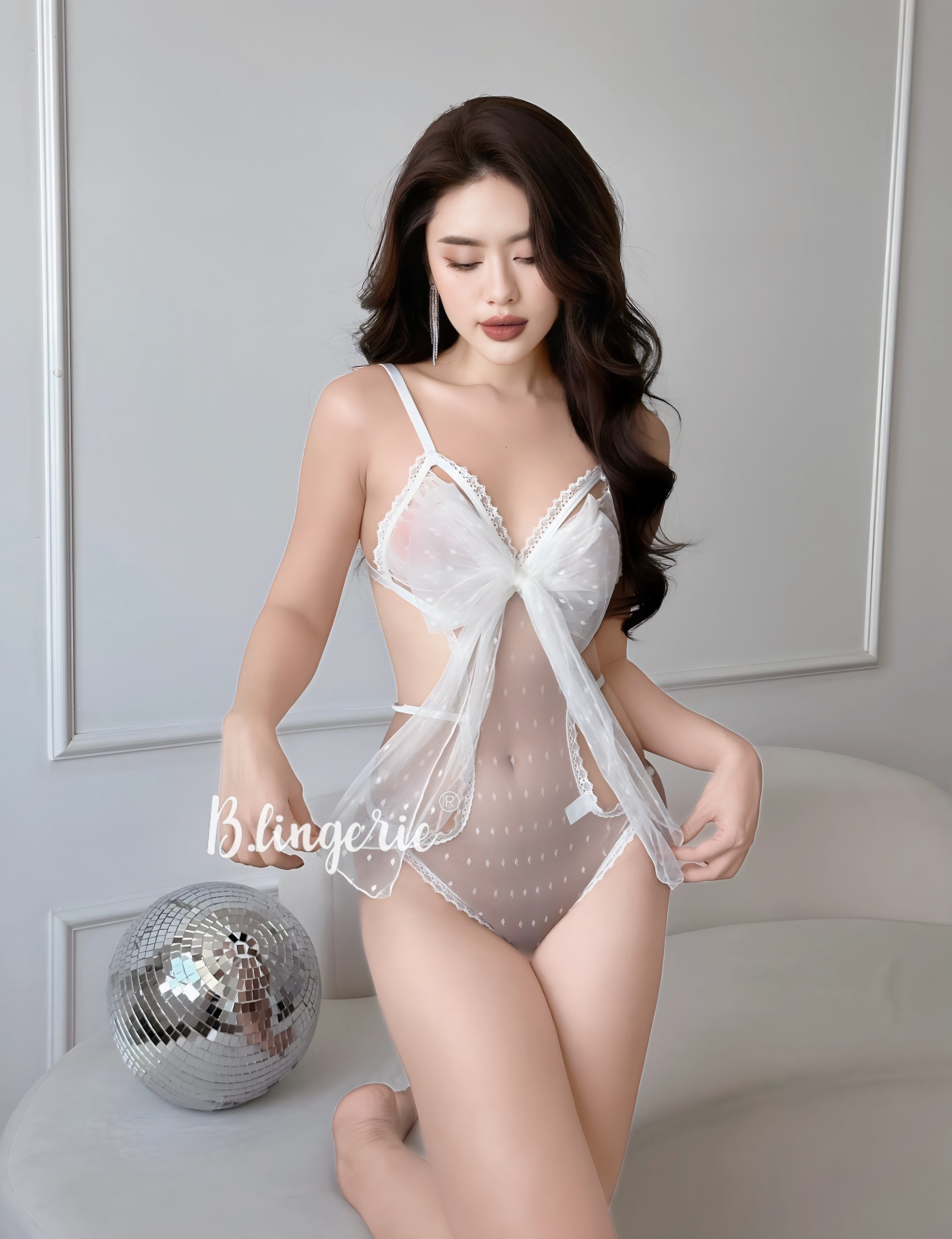 Bộ Bodysuit Dây Nơ Gợi Cảm - B.Lingerie