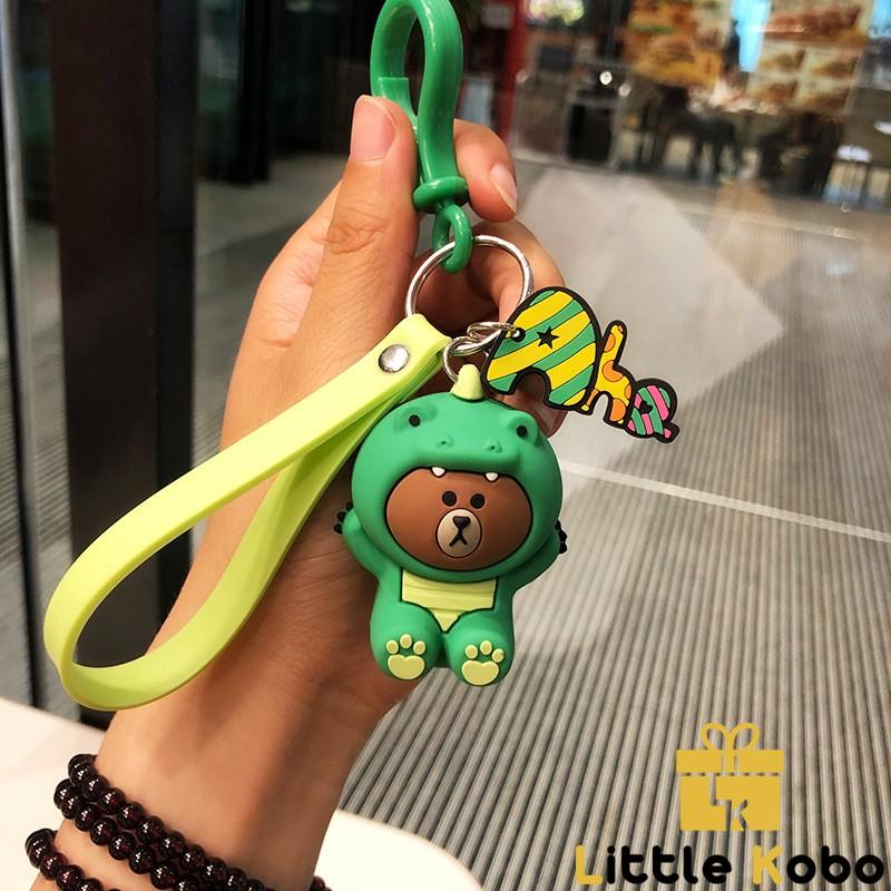 Móc Khóa Line Friends Móc Khóa Gấu Line Móc Khóa Dễ Thương