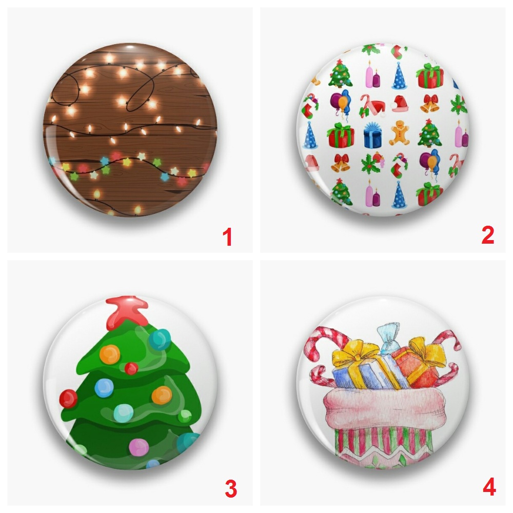 Huy hiệu Noel trang trí Giáng sinh