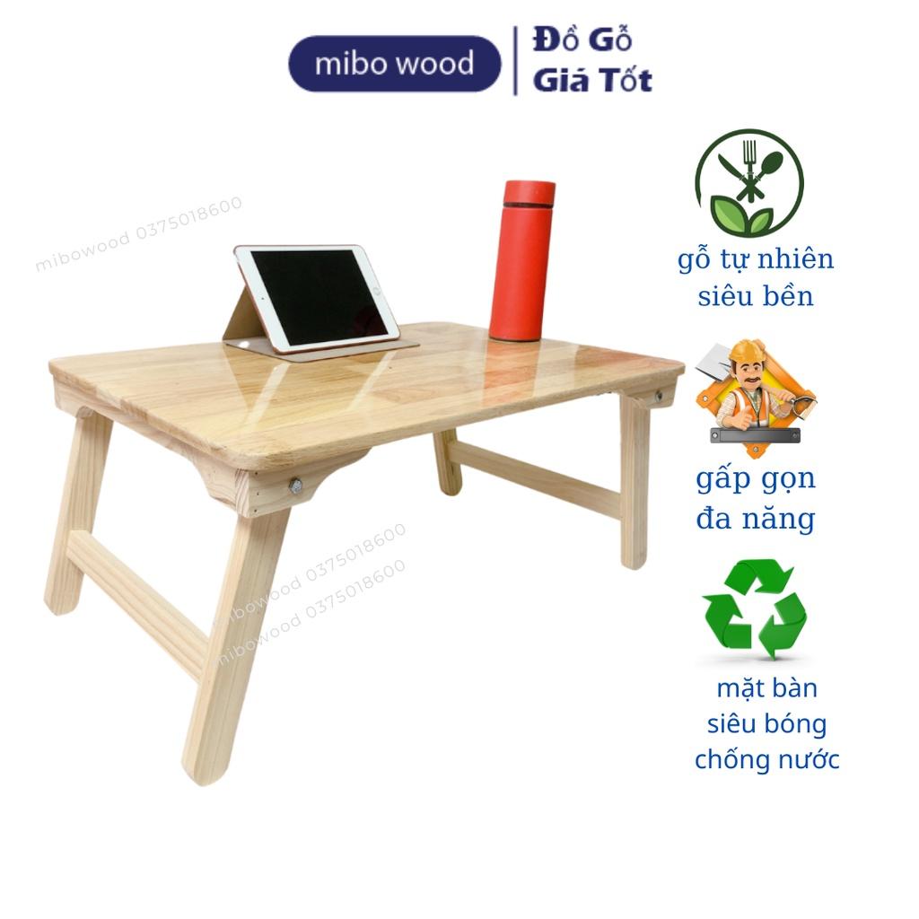 Bàn Gỗ Gấp Gọn Thông Minh Chất Lượng, Bàn Gấp Gọn Thông Minh Có Gía Đỡ Chất Liệu Gỗ Thịt Chắc Chắn, Tiện Lợi