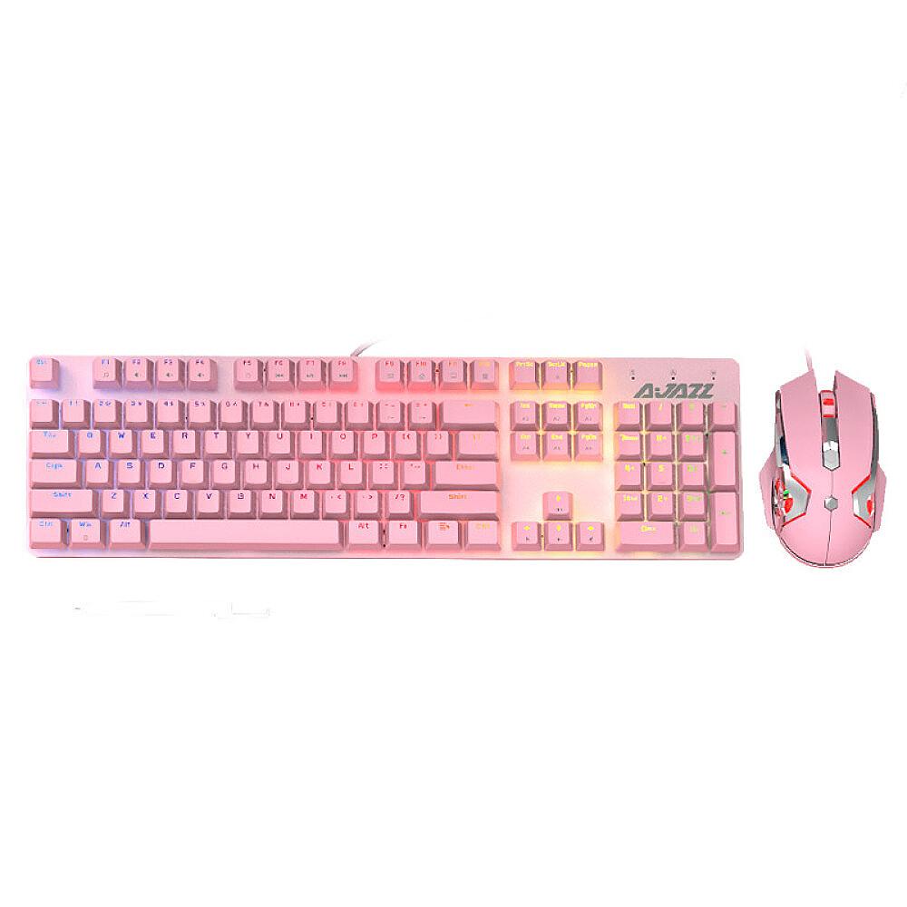 Bộ bàn phím cơ Ajazz chơi game có dây USB