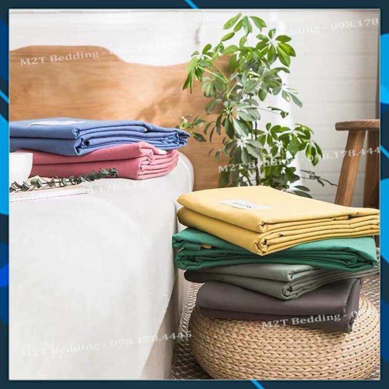 - Bộ grap giường và vỏ gối Cotton Tici Bedding, ga gối Cotton thun lạnh Hàn Quốc đủ size drap nệm
