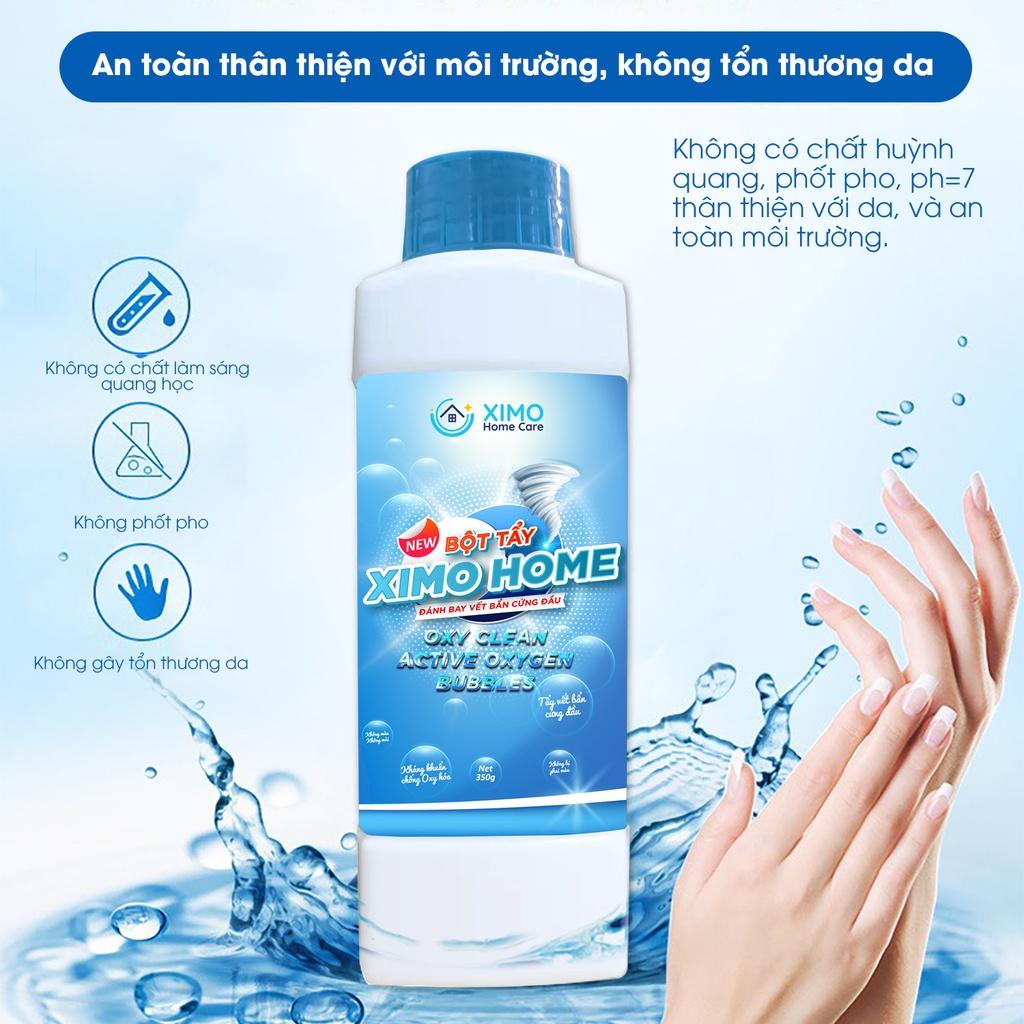 Bột tẩy quần áo Oxy Clean Ximo Home đánh bay mọi vết bẩn cứng đầu 350g