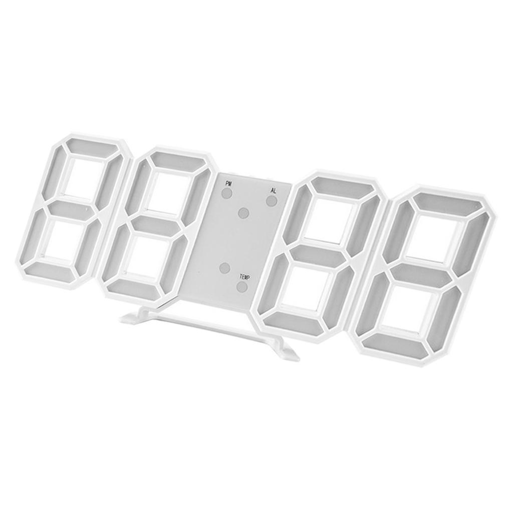 Number Clock Tabletop LED Alarm Clocks for Home Office