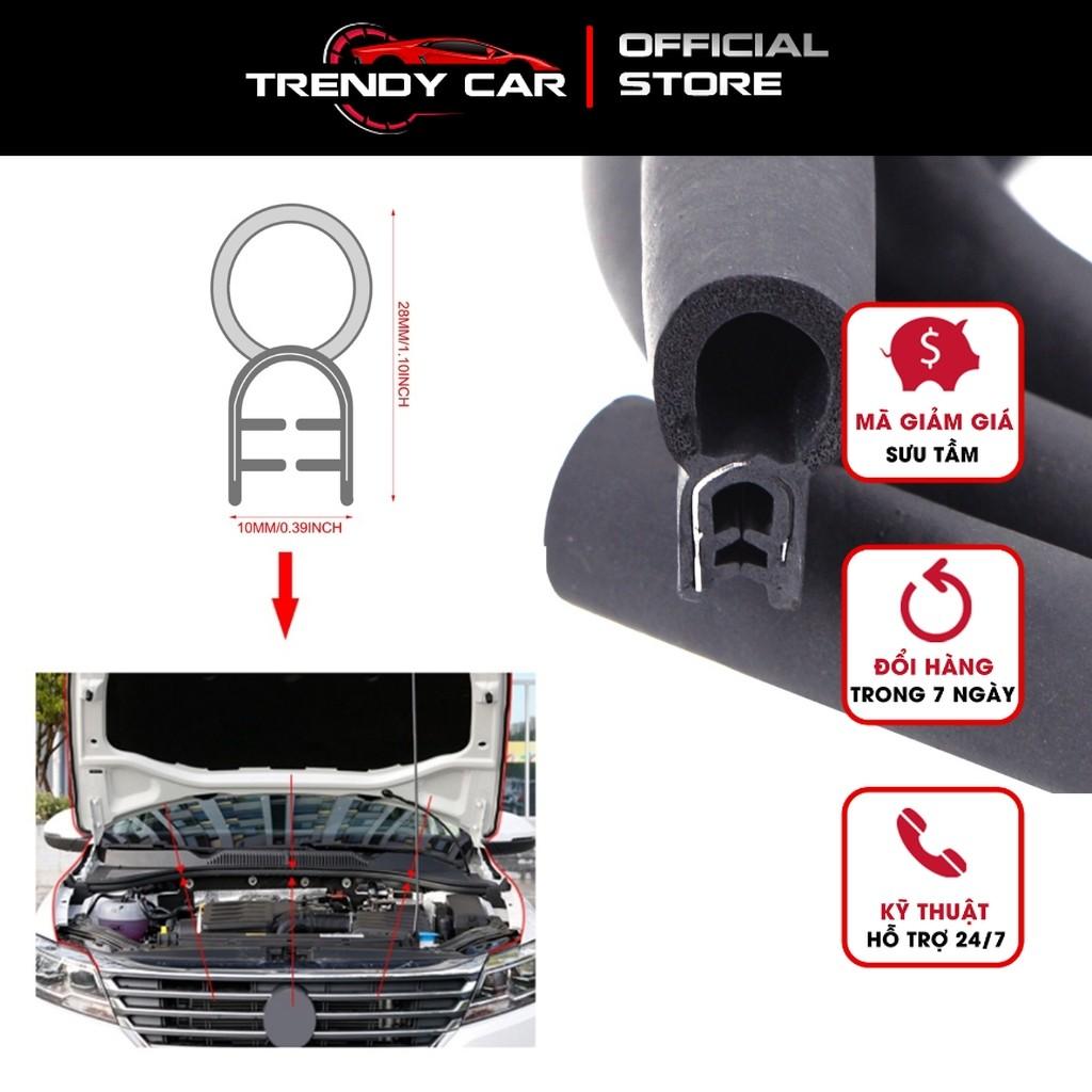 Gioăng Chữ U Có Rãnh Khí - Gioăng Cửa sau, Cốp sau Xe Tải cỡ nhỏ, Tủ Điện, Tủ Sắt, Nồi hơi đa dụng - Đệm khí ở đỉnh