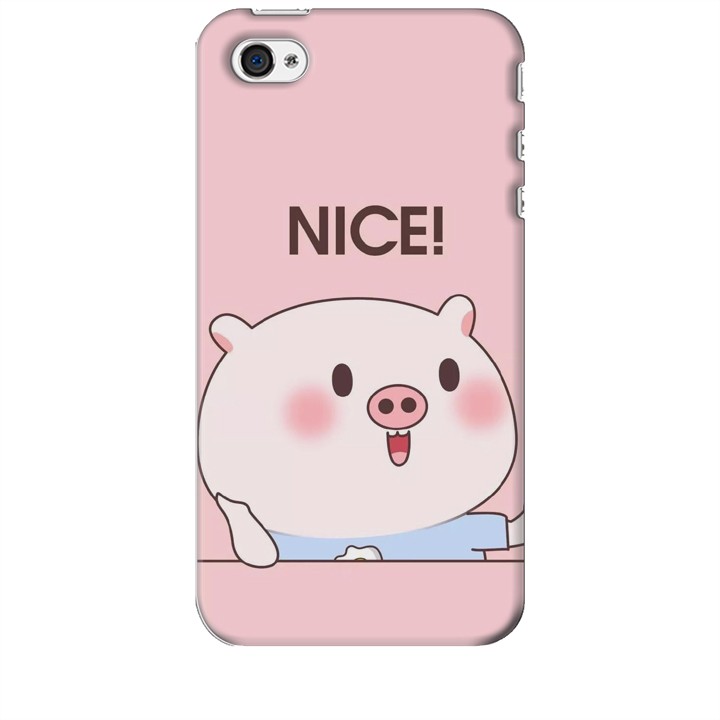 Ốp lưng dành cho điện thoại IPHONE 4 Heo Con Xinh xắn