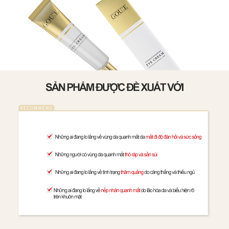 Kem dưỡng mắt Goue Intensive Renewing Eye Cream