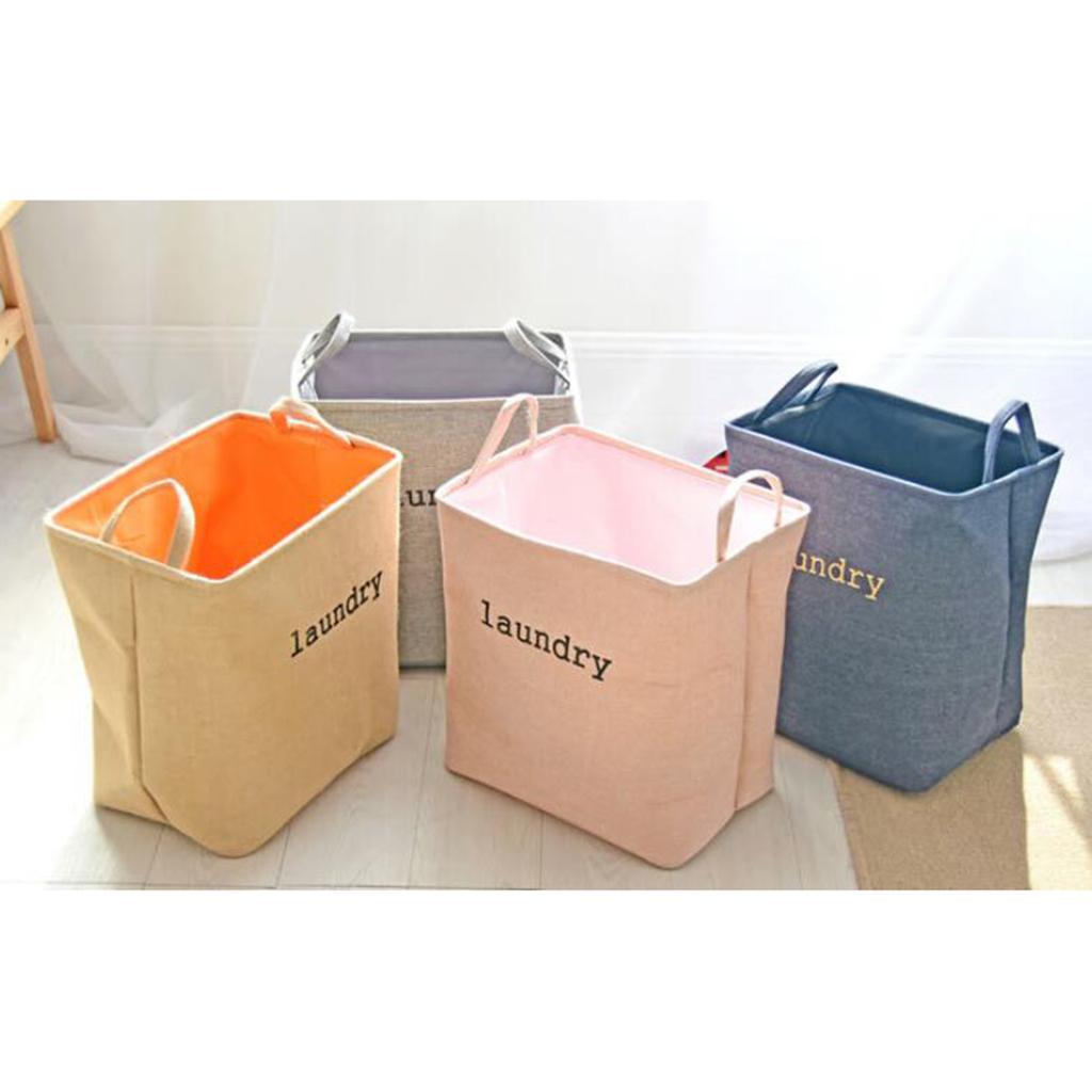 Children Kid Toys Clothes Storage Basket Hamper Laundry Organizer