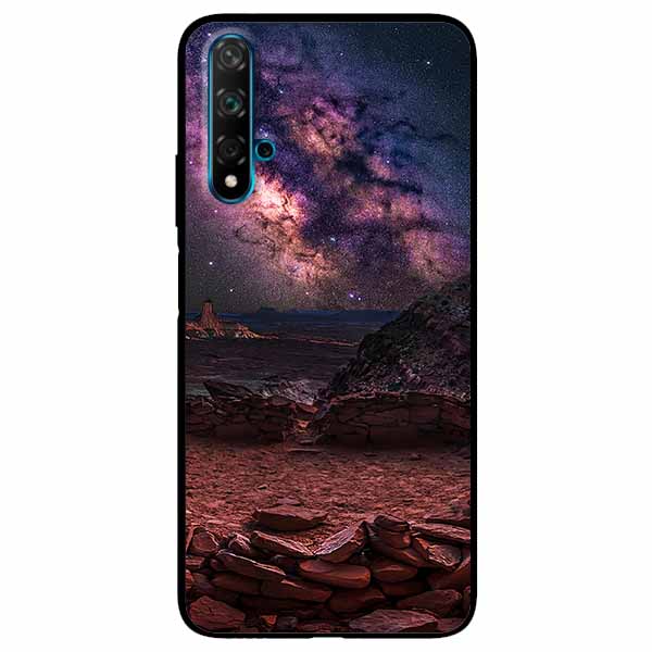 Ốp lưng dành cho Huawei Nova 5T mẫu Trời Đất Galaxy