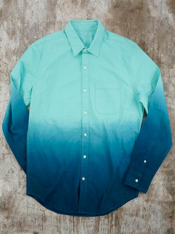 Áo Sơ Mi Nam AE Oxford Dip-Dye Slim Fit Shirt - SIZE L