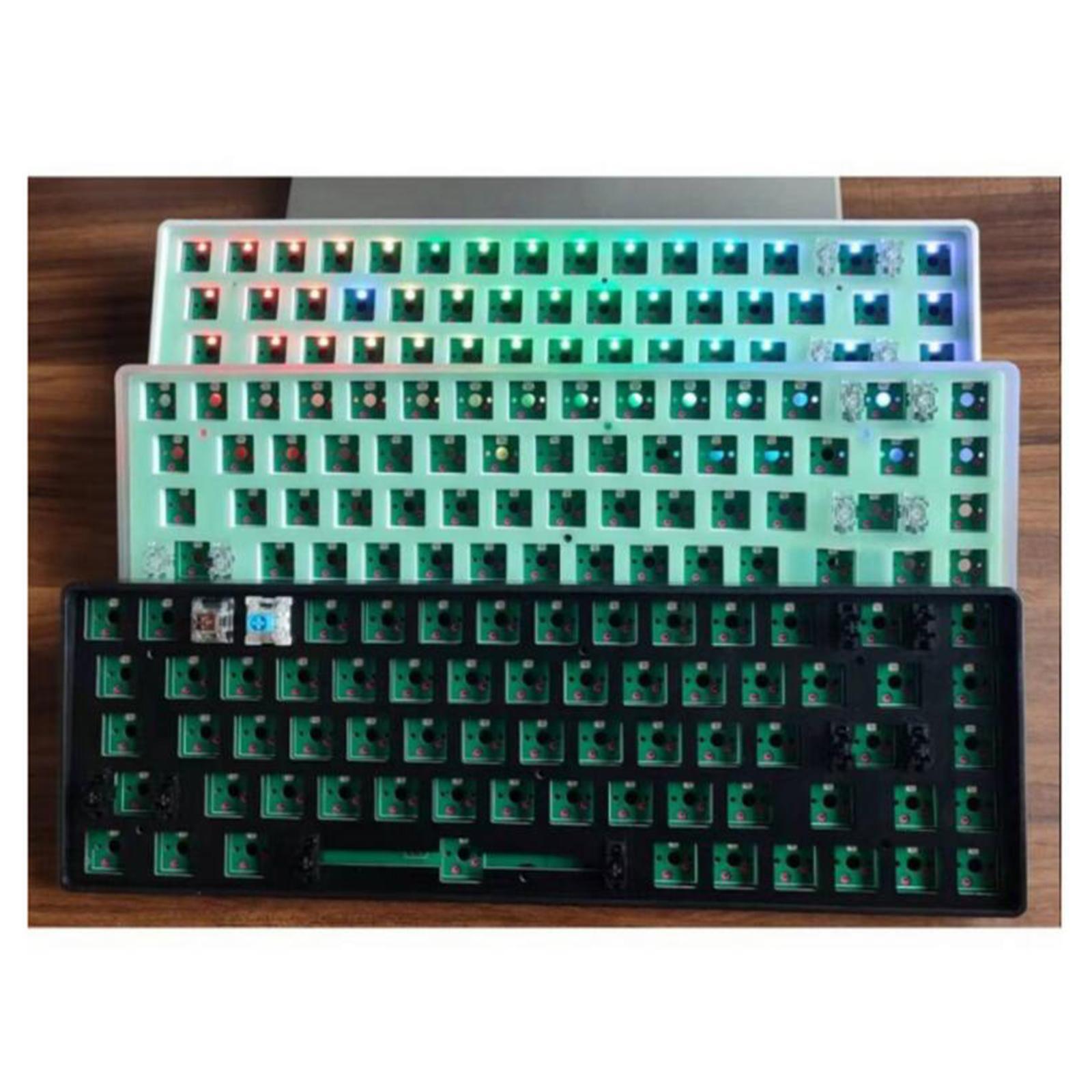 GK S68 68 Keys Mechanical Keyboard RGB Hot Swap Mounting Plate DIY
