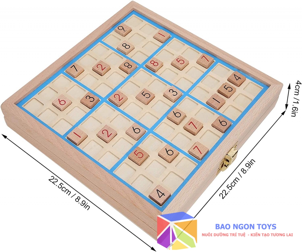 ĐỒ CHƠI BOARD GAME CỜ SUDOKU, TRÒ CHƠI TRÍ TUỆ THÔNG MINH CHO BÉ, PHÁT TRIỂN TRÍ TUỆ, TƯ DUY LOGIC DG192