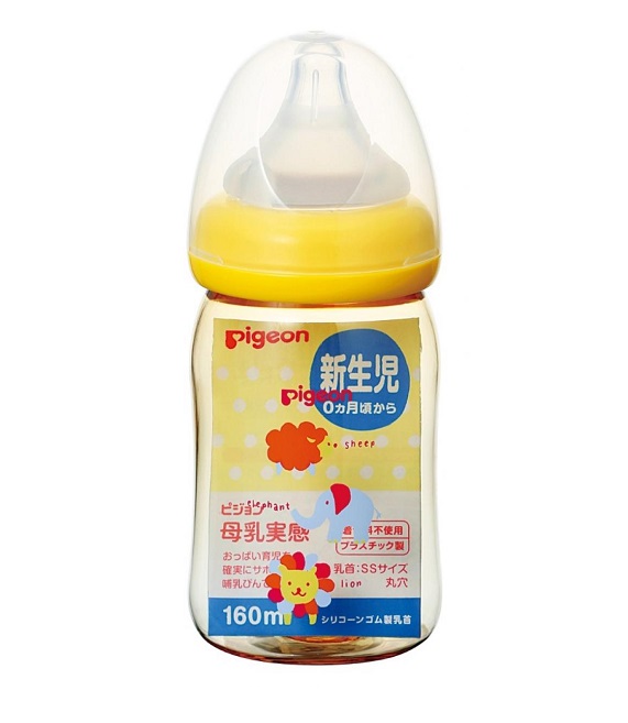 Bình sữa Pigeon PPSU Plus 160ml Thú Cưng ( SS)