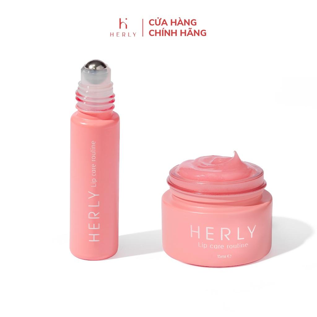 Bộ đôi dưỡng môi hồng căng mọng: Lip Oil 10ml + Lip Balm 15ml