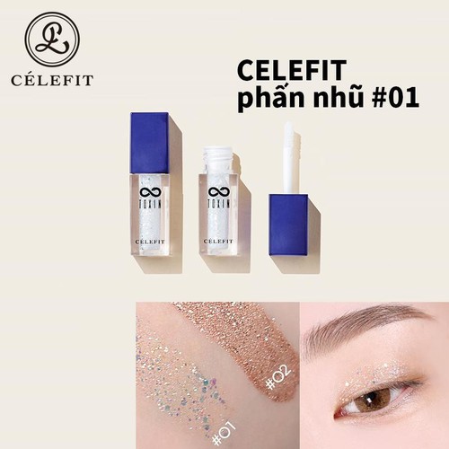 Phấn Nhũ Mắt Célefit Toxin Glitter 3g