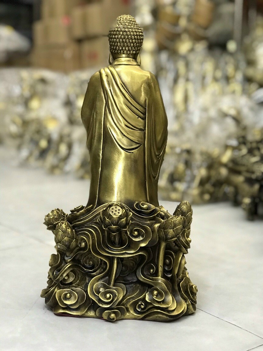 Phật tổ đế sen mây - Decor để bàn
