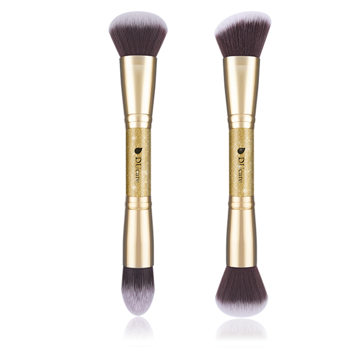 Combo cọ trang điểm DUcare 2 PCS Double-ended Makeup Brushes Foundation Powder Contour Brush