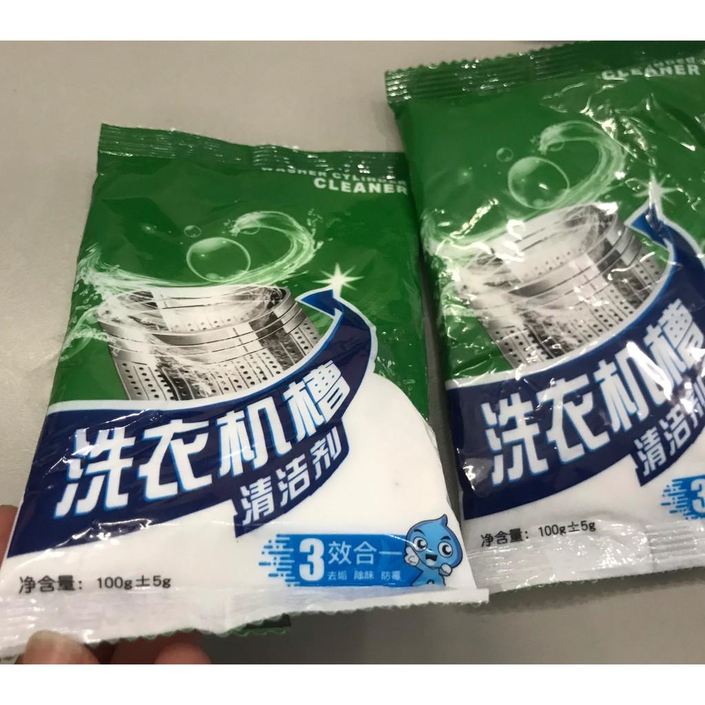 Bột vệ sinh lồng máy giặt MẪU NHỎ 100g