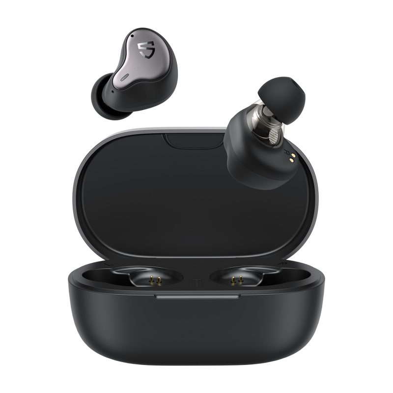 Tai Nghe Bluetooth Earbuds SoundPeats H1 bluetooth 5.2, chip Qualcomm 3040, thời gian sử dụng 35h- Hàng chính hãng