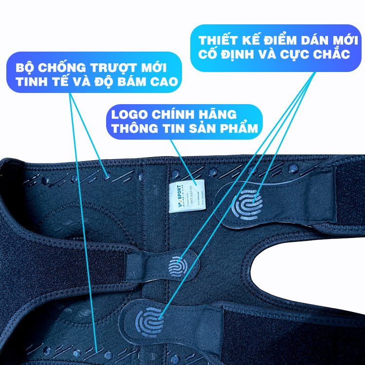Đai Bảo vệ Khớp Gối - Dây Chằng Gối - Sụn Chêm VNSPORT | VNS931 . Đai Bảo Vệ Đầu Gối Cao Cấp - Hàng Chính Hãng