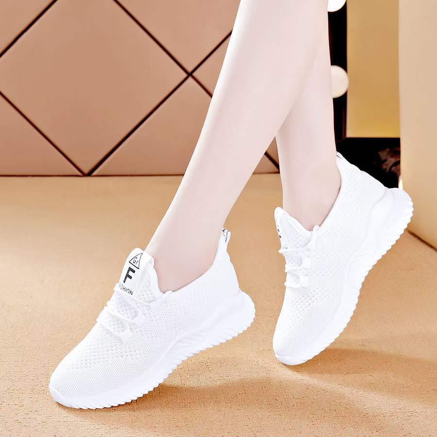 Giày thể thao nữ sneaker đi chơi siêu nhẹ êm chân buộc dây đế chống trơn trượt chạy bộ tôn dáng Jayshop V327