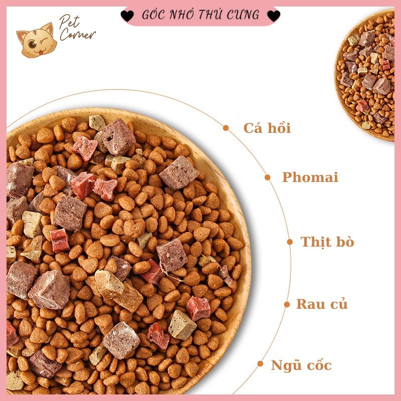 Hình ảnh Hạt Captain cho chó mix thịt bò, cá hồi và phomai