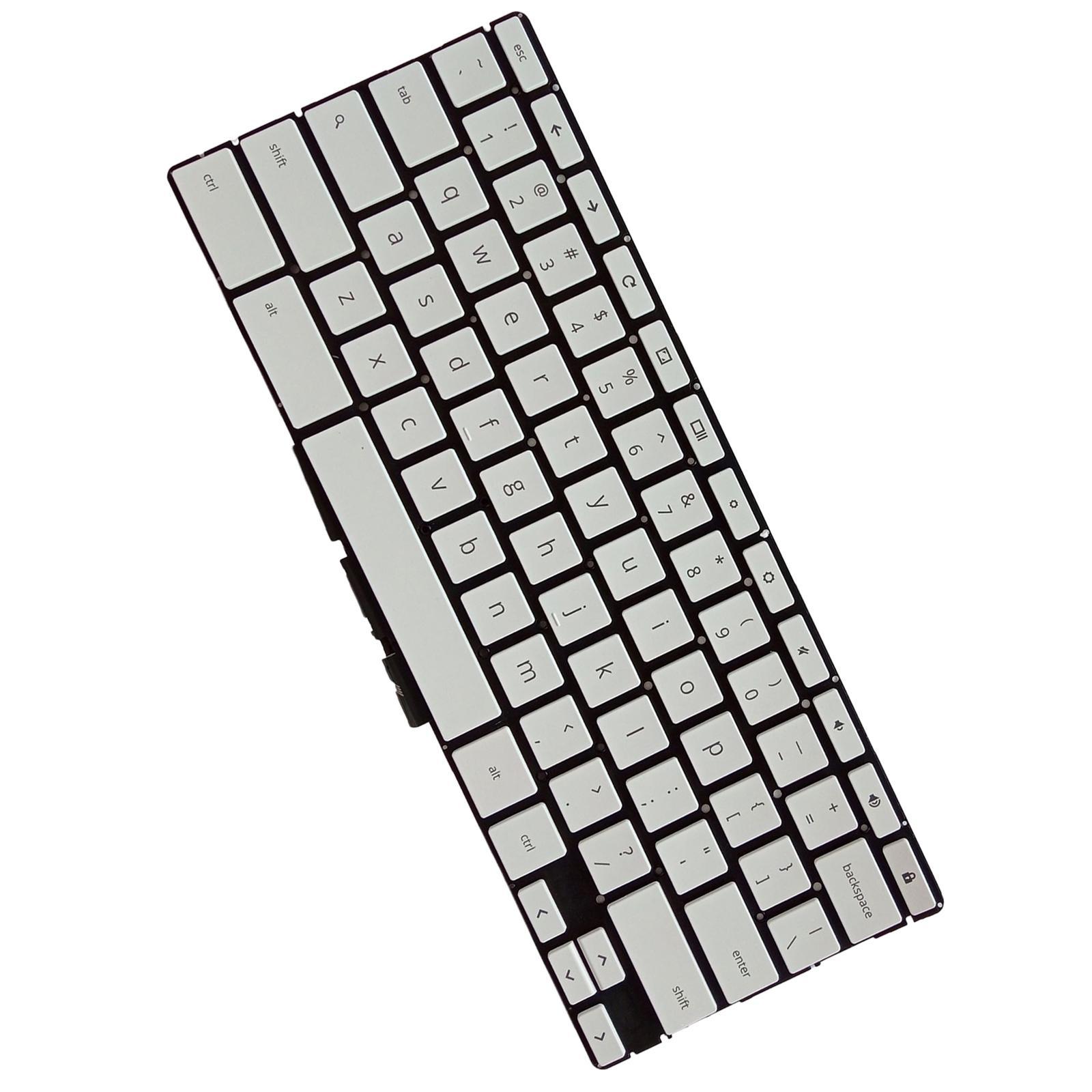 Laptop Keyboard US Layout White for HP Chromebook 14-Ca 14-Ca020NR Notebook