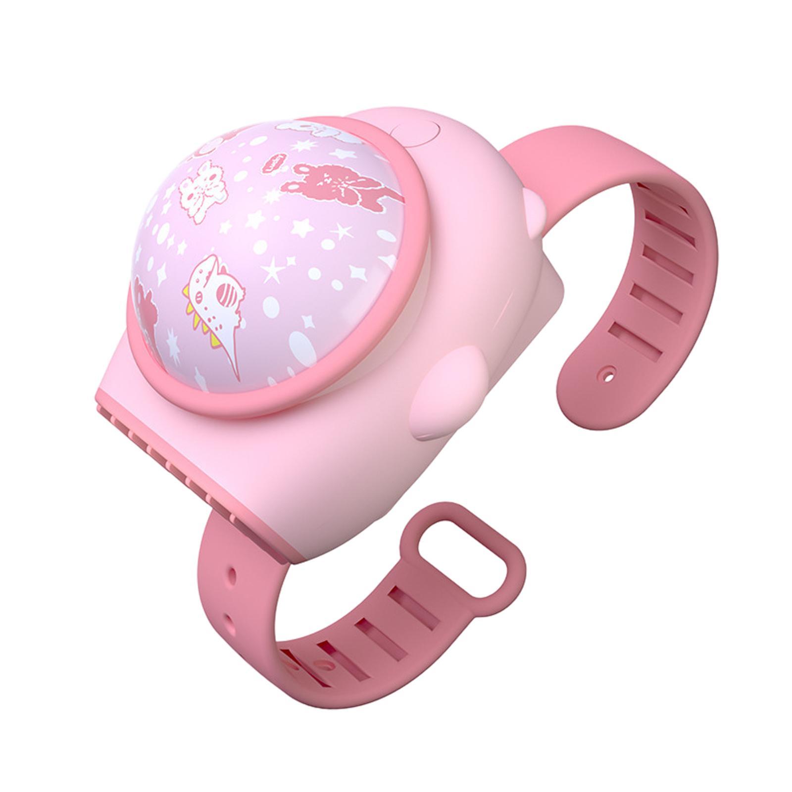 Wrist Watch Fan Folding USB Rechargeable Personal Hand Fan for Office Activities