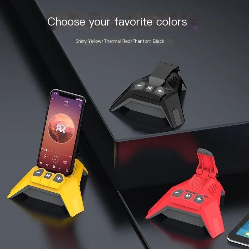 Loa Bluetooth hình bọ cạp với pin 5000mAh và giá đỡ điện thoại hỗ trợ chơi Micro SD và chức năng sạc dự phòng Color: Wooden Woofer Size/Full-Range Size: 5000mAh battery