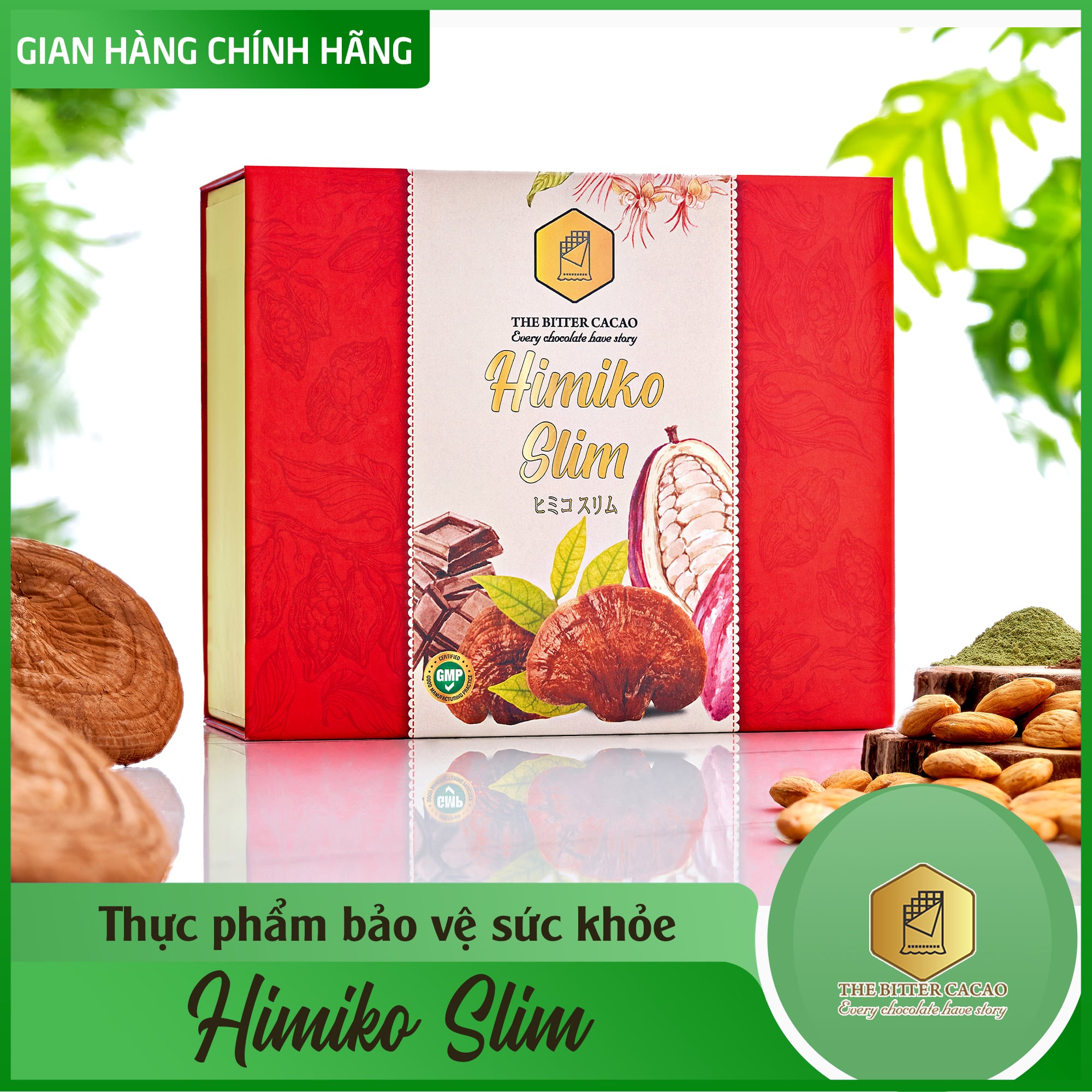 Thực phẩm bảo vệ sức khỏe HIMIKO Slim The Bitter Cacao