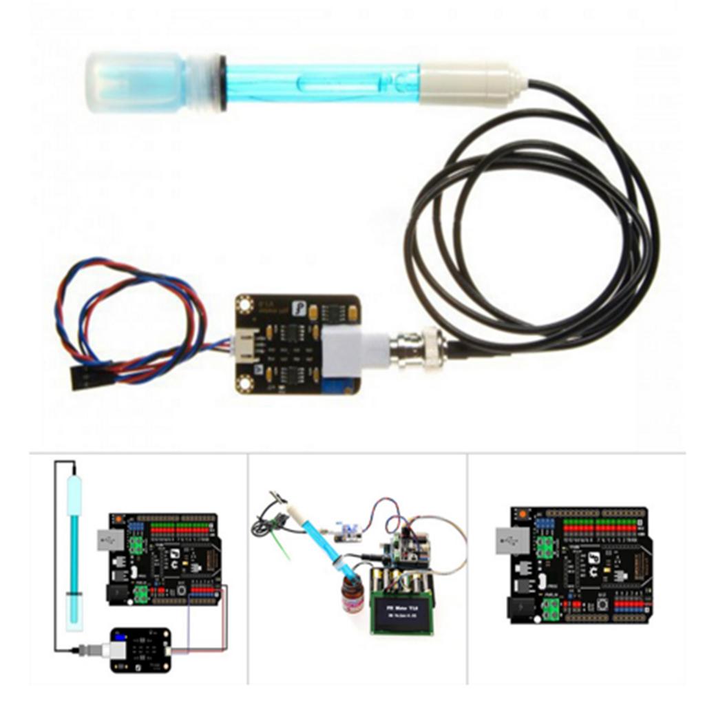 PH Cảm Biến V1.1 + Ph Đầu Đo AVR Mã Kiểm Tra Các Module Bộ Nuôi Trồng Thủy Sản