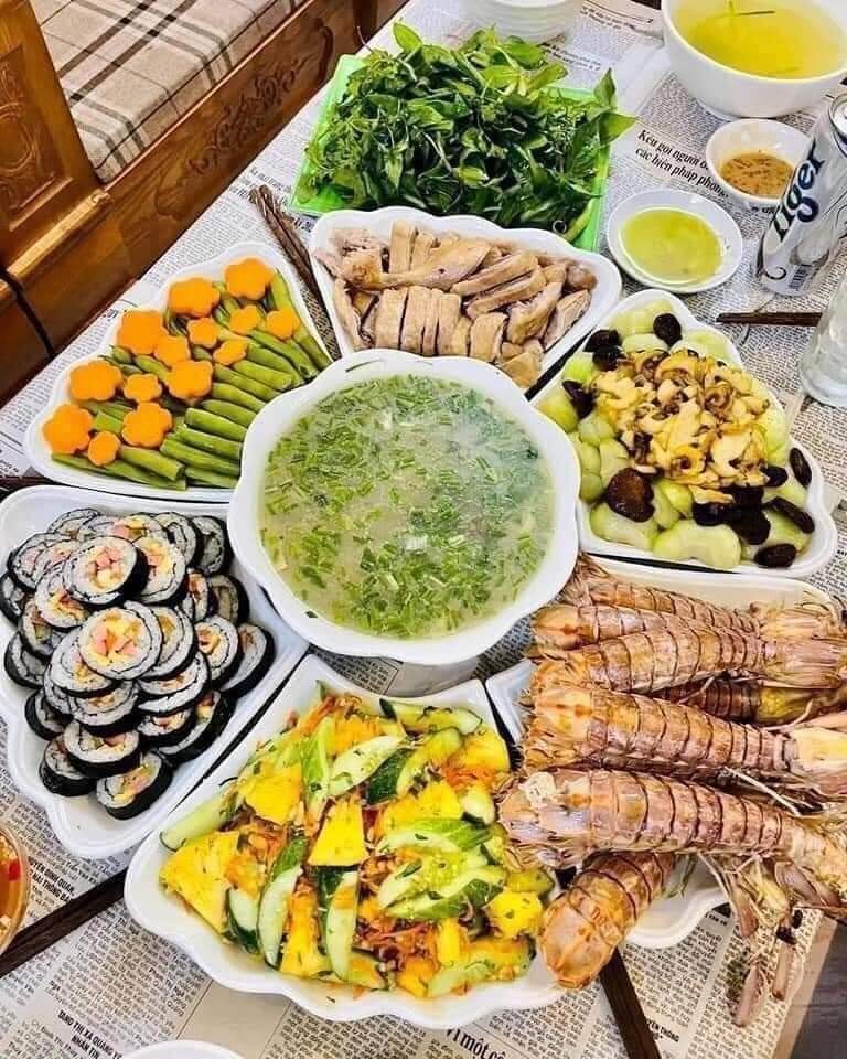 Sét bộ bát đĩa Hoa mặt trời sứ trắng cao cấp size đường kính 53,5cm