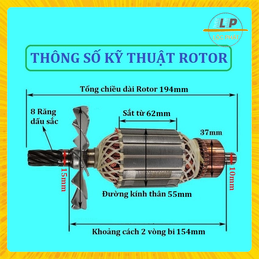 Rotor máy cắt sắt cho OSUKA