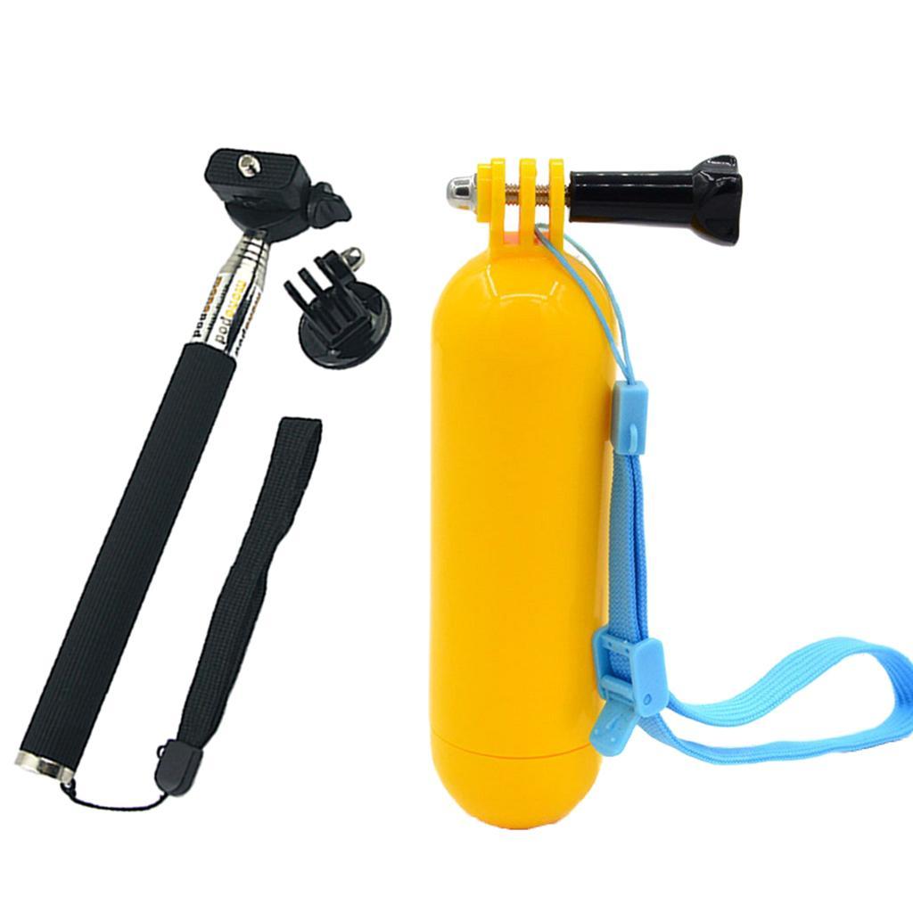 Waterproof Action Camera Accessories Kits Bundle Floating Mount for