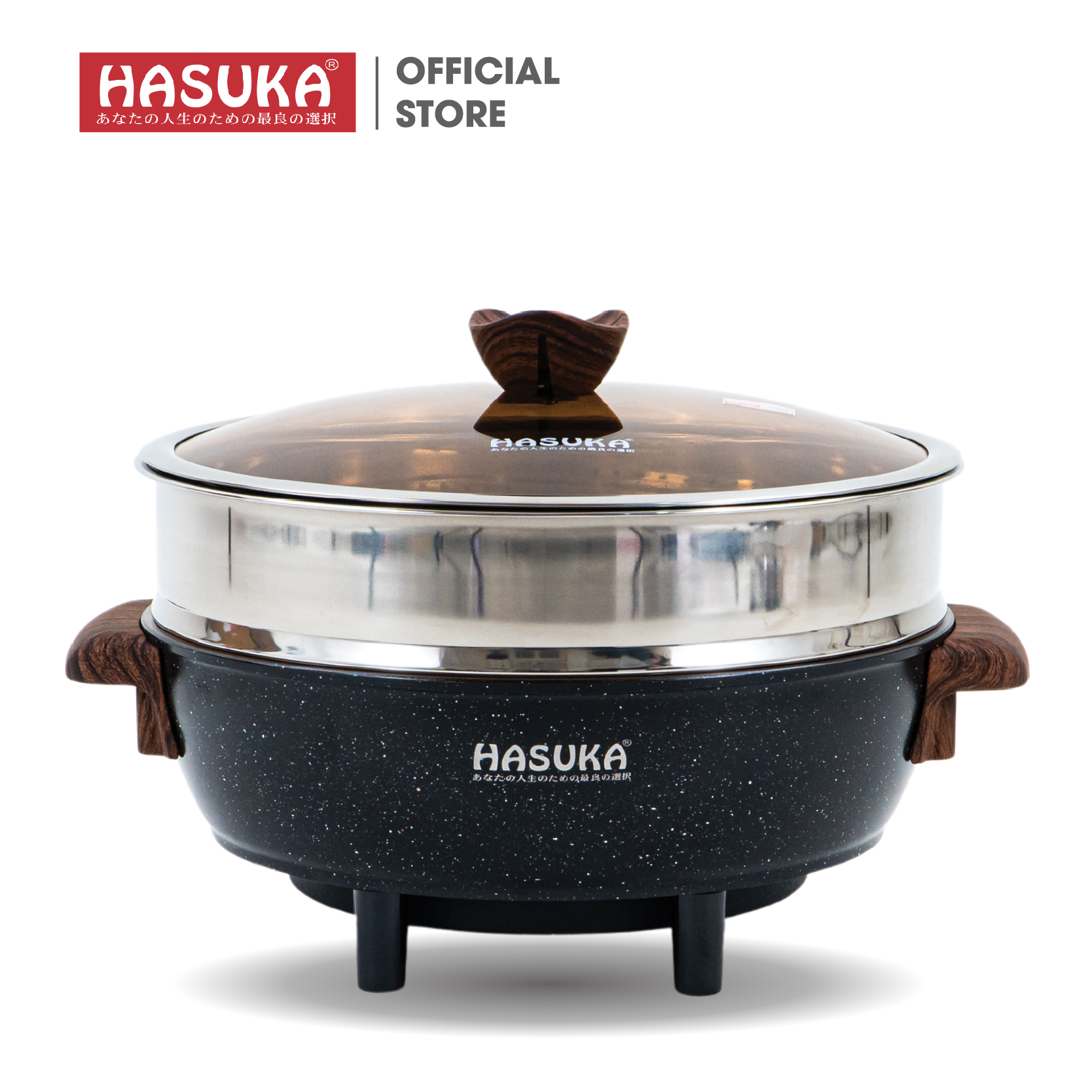 NỒI LẨU ĐIỆN ĐA NĂNG HASUKA HSK-355 Hàng chính hãng